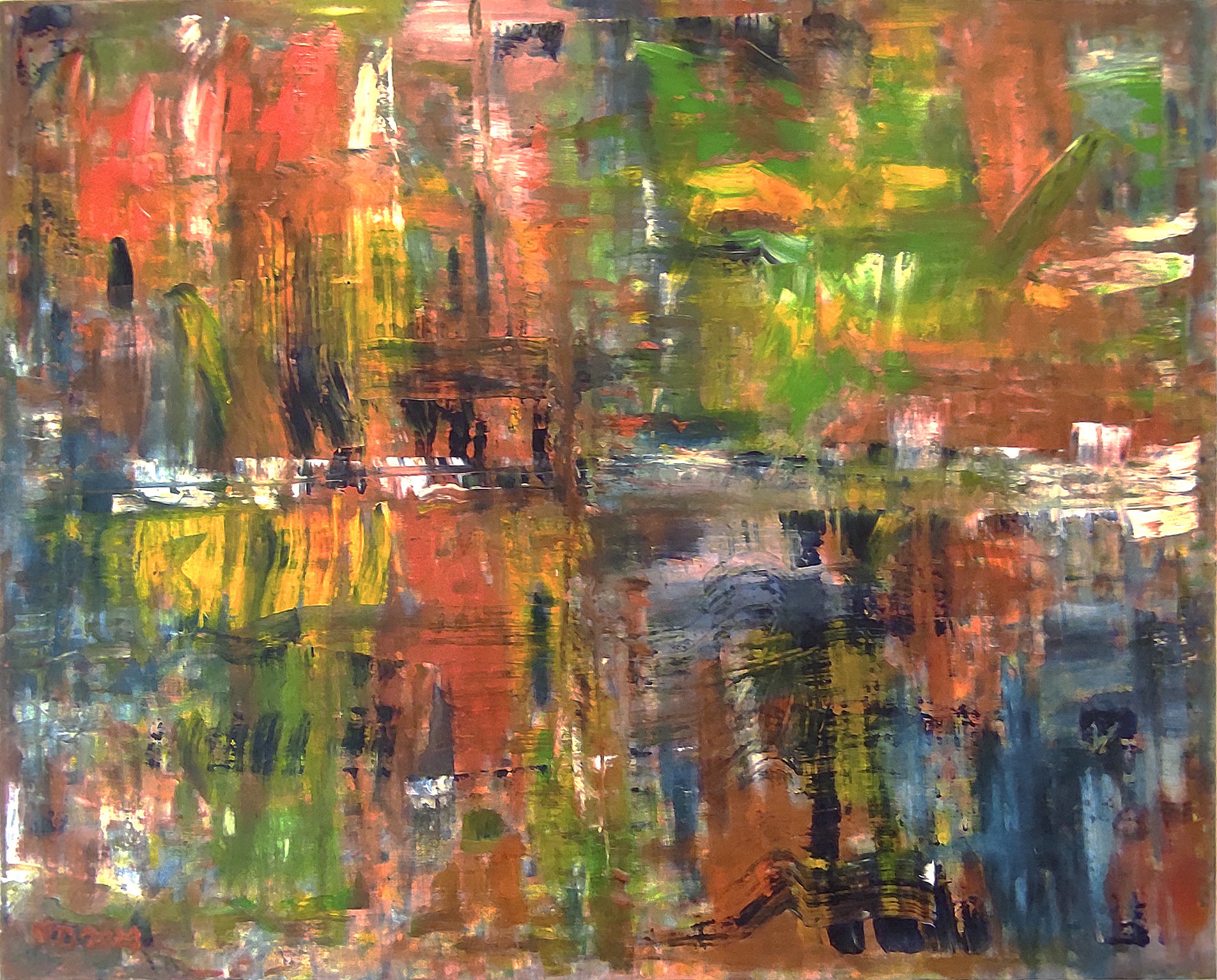 Der Horizont 2023 120x80cm Oli on Cannvas