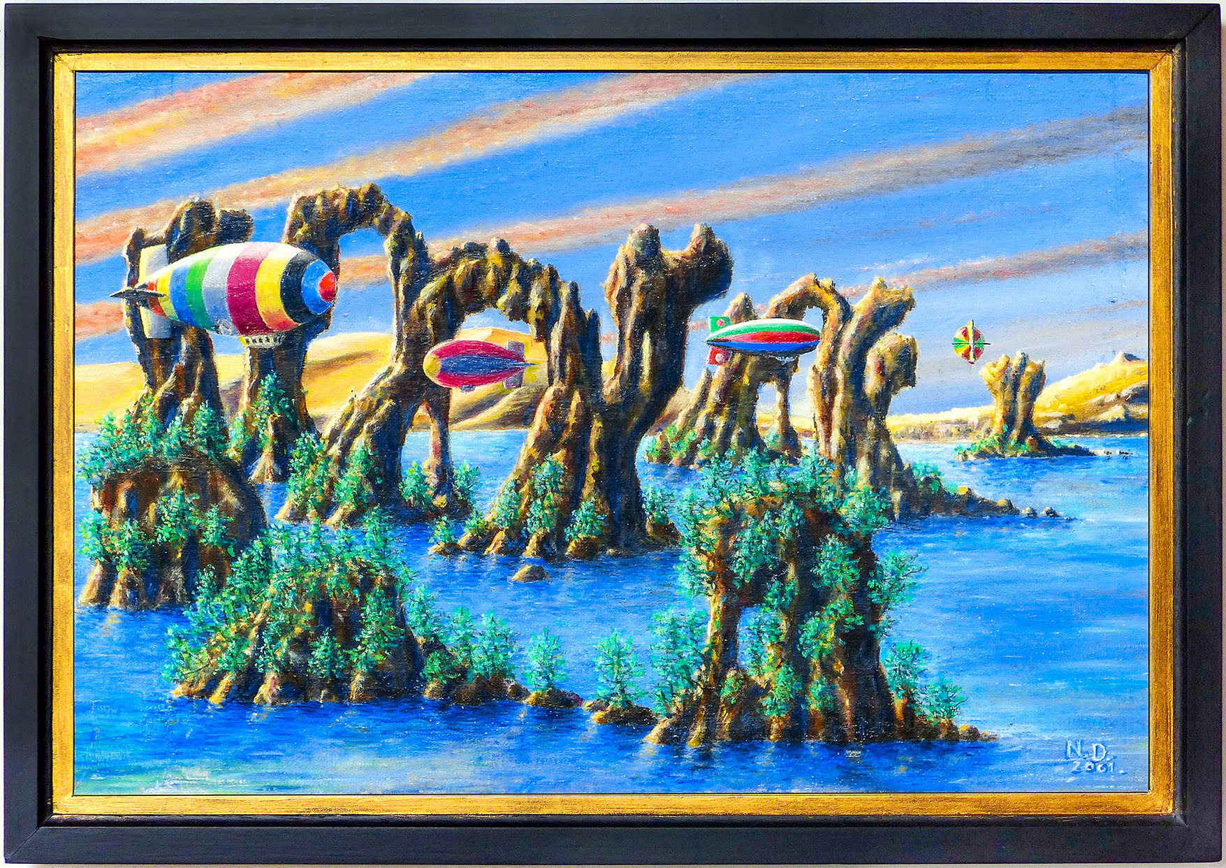 Der Traum der Zeppeline 2001 - 60x40 cm - oil on canvas  