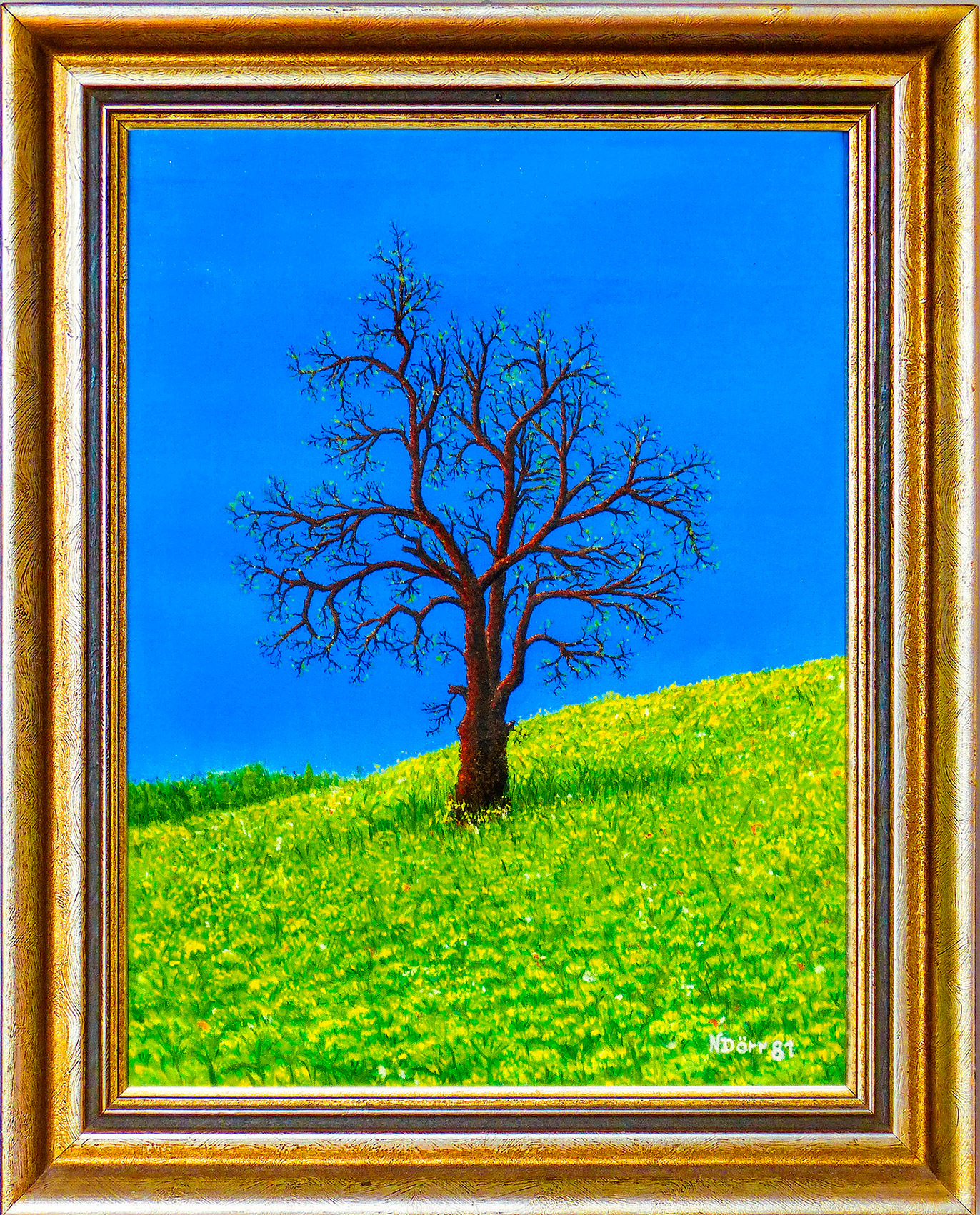 Frühlingsbaum 1981 - 30x40 cm - oil on canvas 