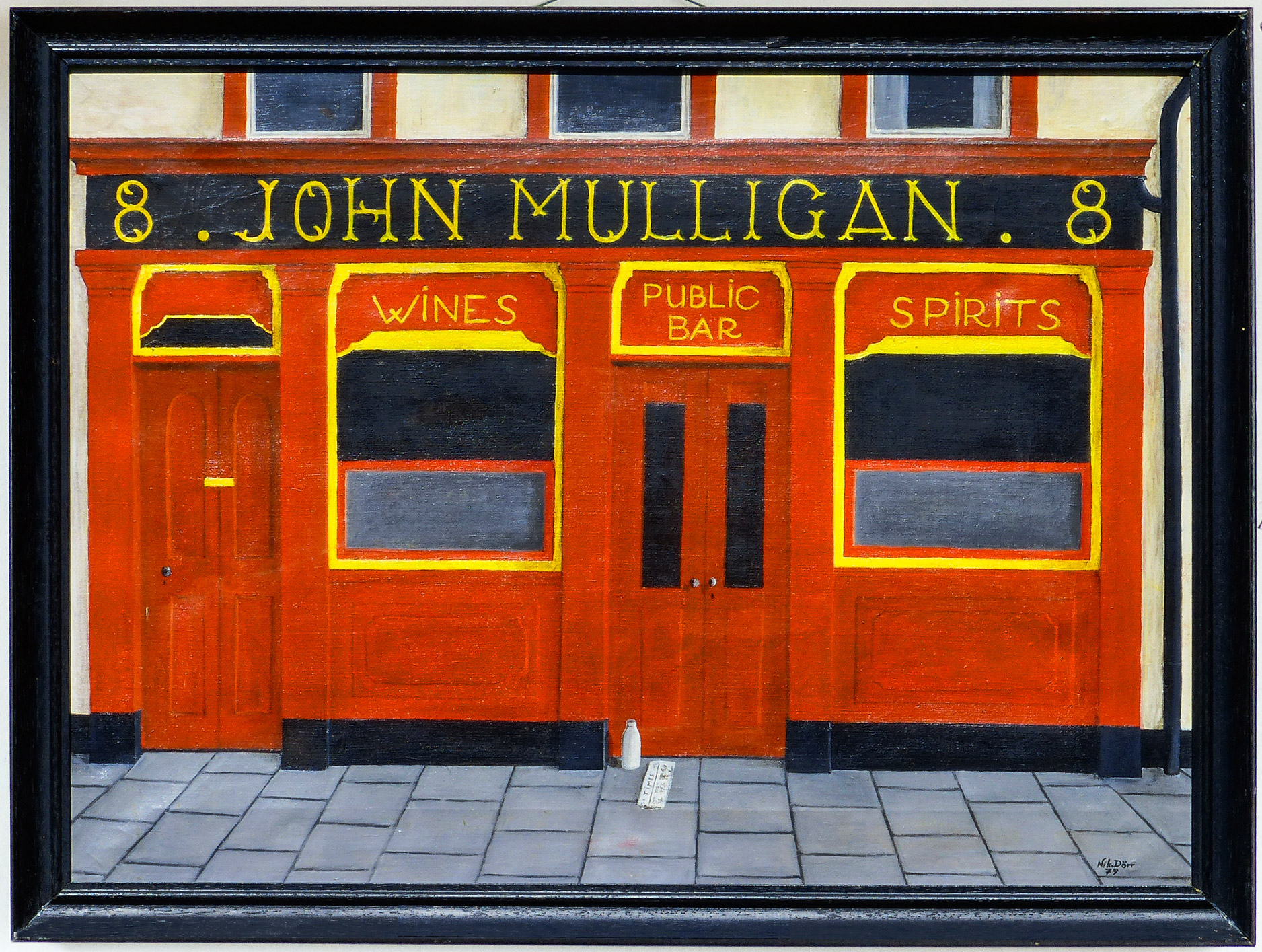 John Mulligan 1979 - 54x40 cm - oil on canvas 