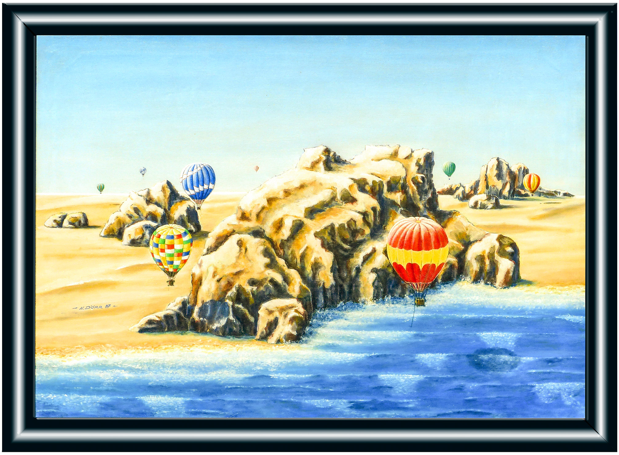 Marooned 1987 - 70x50 cm - Oil on Canvas  