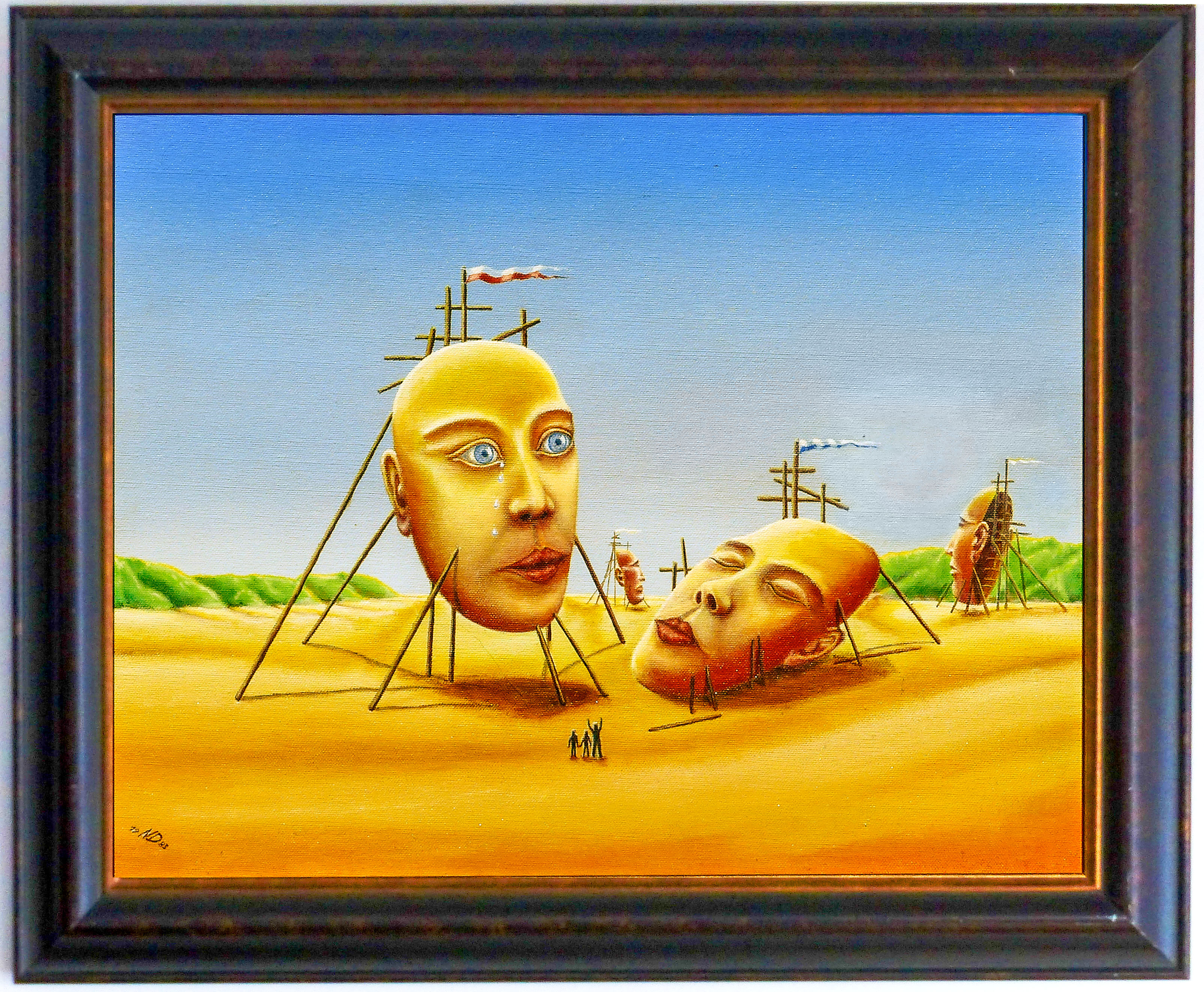 Trauer 1983 - 40x50 cm - oil on canvas 